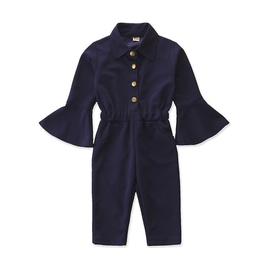 Jumpsuit Infantil con Mangas Acampanadas para Otoño - Image 9