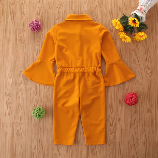 Jumpsuit Infantil con Mangas Acampanadas para Otoño - Image 12