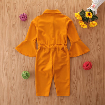Jumpsuit Infantil con Mangas Acampanadas para Otoño - Image 4