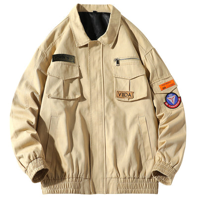 Chaqueta Bomber Suelta de Trabajo Casual - Image 10