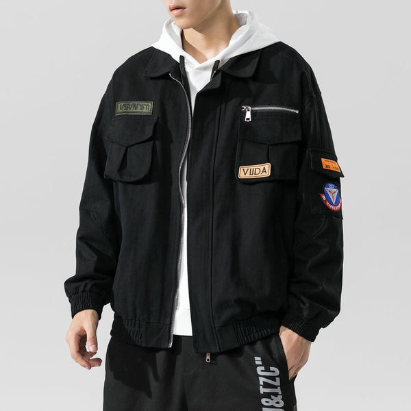 Chaqueta Bomber Suelta de Trabajo Casual