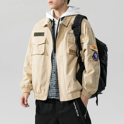 Chaqueta Bomber Suelta de Trabajo Casual - Image 3
