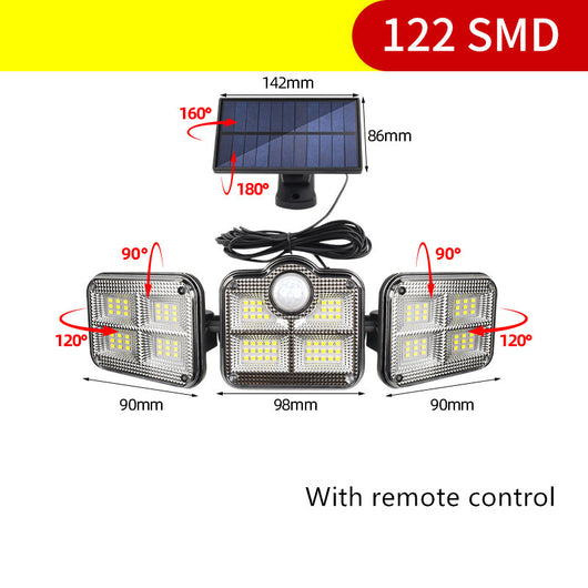 Lámpara Solar de Pared con Sensor Independiente - Impermeable - Image 13