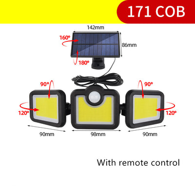 Lámpara Solar de Pared con Sensor Independiente - Impermeable - Image 9