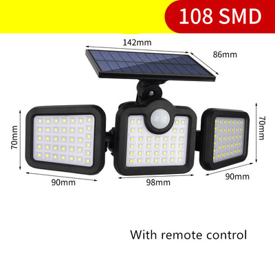 Lámpara Solar de Pared con Sensor Independiente - Impermeable - Image 12