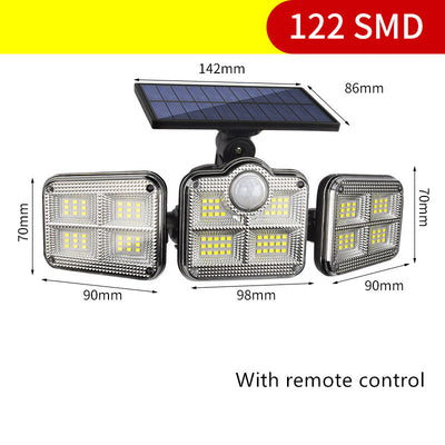 Lámpara Solar de Pared con Sensor Independiente - Impermeable - Image 2