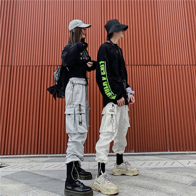 Pantalones Largos de Skate con Arnés de Herramientas y Bordados - Image 21