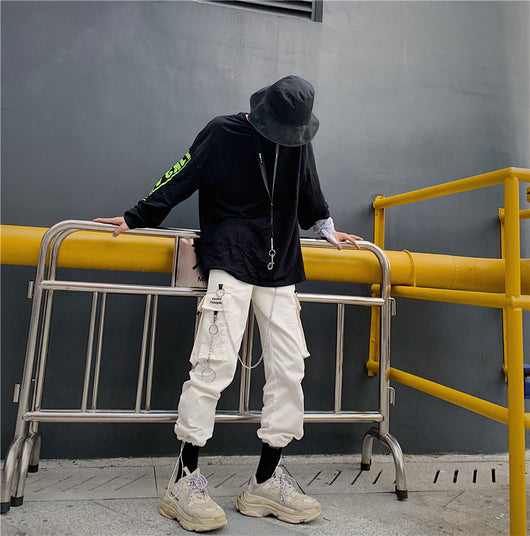 Pantalones Largos de Skate con Arnés de Herramientas y Bordados - Image 26