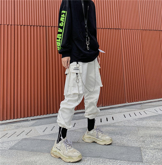 Pantalones Largos de Skate con Arnés de Herramientas y Bordados - Image 30