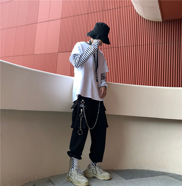 Pantalones Largos de Skate con Arnés de Herramientas y Bordados