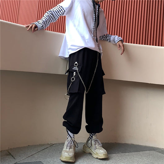 Pantalones Largos de Skate con Arnés de Herramientas y Bordados - Image 18