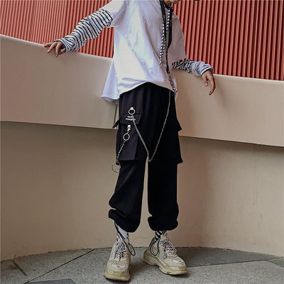 Pantalones Largos de Skate con Arnés de Herramientas y Bordados - Image 15