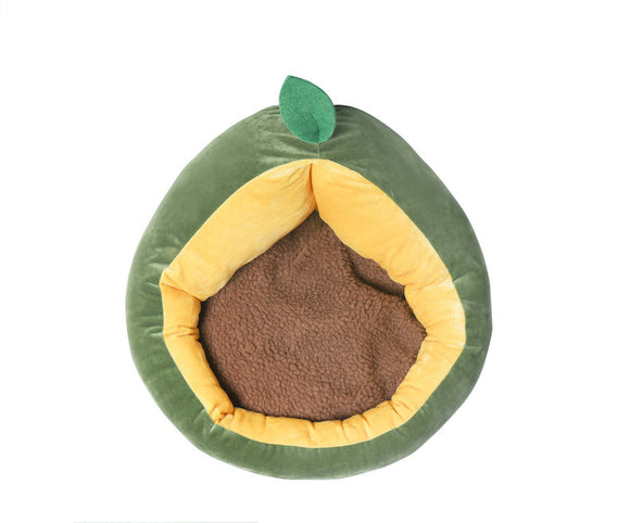 Arena para Gatos con Cojín Térmico Removible - Confort Avocado para Invierno
