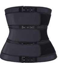 Fuchsia and black neoprene waist trainer with multiple adjustable straps and a zipper closure, size XL. - Image 25