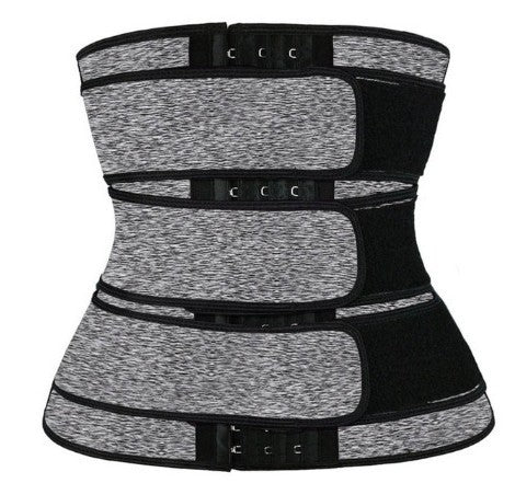 Fuchsia and black neoprene waist trainer with multiple adjustable straps and a zipper closure, size XL. - Image 27