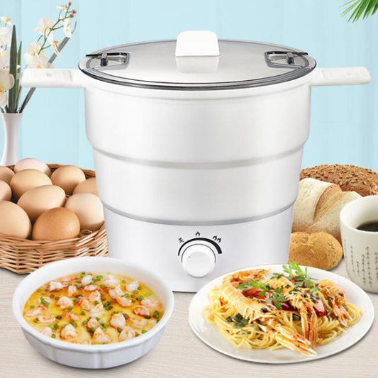 Olla Eléctrica Multifunción Portátil - Cocina Compacta para Dormitorio y Viajes