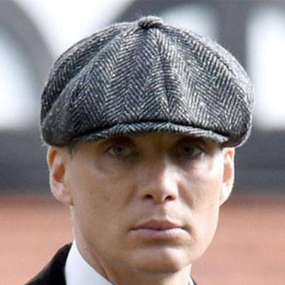 Gorra Newsboy de Lana Hombre Patrón Espiga Estilo Gatsby - Image 11