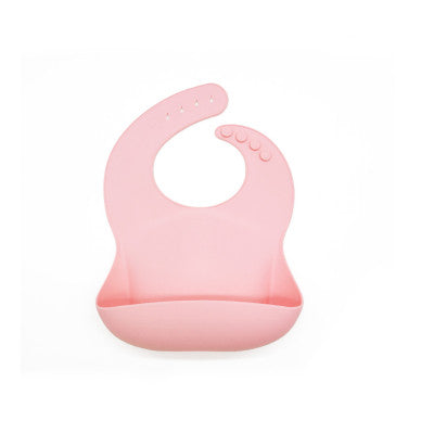 Babero de Silicona Suave para Bebé - Ligero e Impermeable