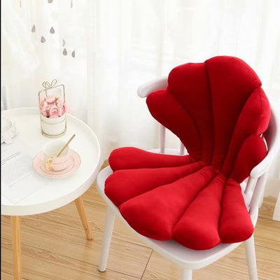 Cojín Velvet Seal Shell Lujo Rosa – Almohada Asiento Elegante - Image 15