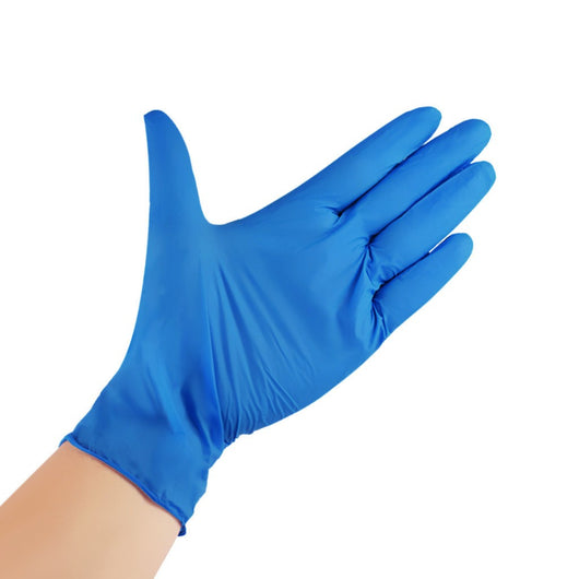 Guantes Protectores de Nitrilo Sintético Desechables