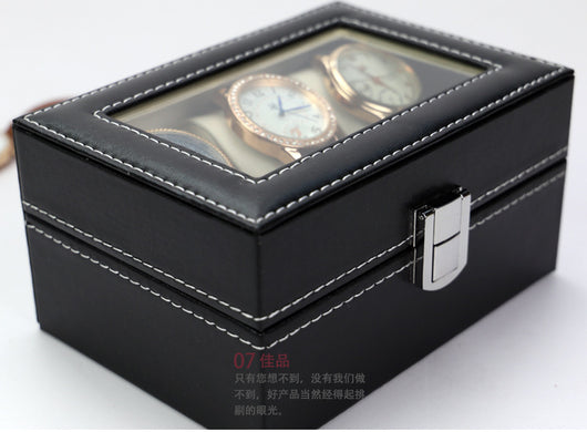 Caja Organizadora para Reloj y Joyas - Vitrina de Lujo con 3 Compartimentos - Image 8