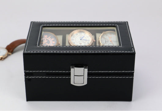 Caja Organizadora para Reloj y Joyas - Vitrina de Lujo con 3 Compartimentos - Image 12