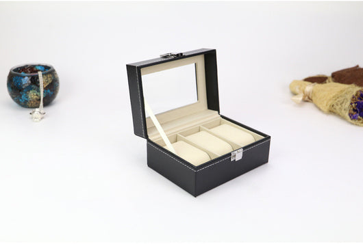 Caja Organizadora para Reloj y Joyas - Vitrina de Lujo con 3 Compartimentos - Image 11