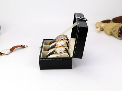 Caja Organizadora para Reloj y Joyas - Vitrina de Lujo con 3 Compartimentos - Image 10