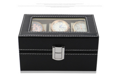 Caja Organizadora para Reloj y Joyas - Vitrina de Lujo con 3 Compartimentos - Image 3