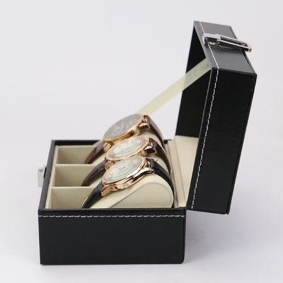 Caja Organizadora para Reloj y Joyas - Vitrina de Lujo con 3 Compartimentos - Image 6