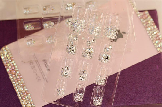 Parches de Uñas Francesas Adhesivos - 24 Piezas Acabado Profesional - Image 3