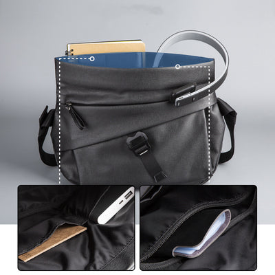 Bolsa Bandolera Impermeable de Gran Capacidad para Hombre - Image 6