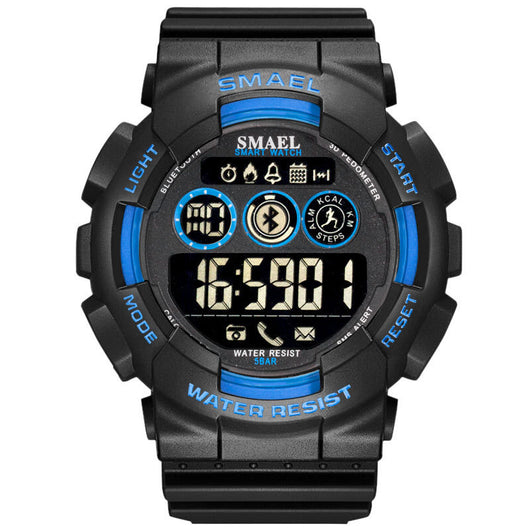Reloj Deportivo Sumergible Japonés Multifunción con Correa de Caucho - Image 9