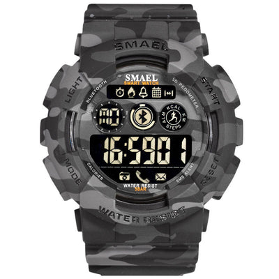 Reloj Deportivo Sumergible Japonés Multifunción con Correa de Caucho - Image 11