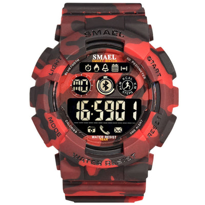 Reloj Deportivo Sumergible Japonés Multifunción con Correa de Caucho - Image 10