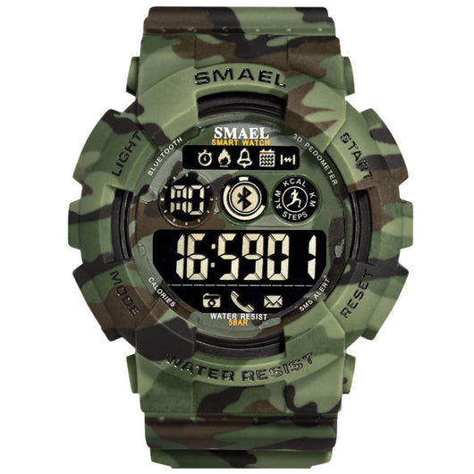 Reloj Deportivo Sumergible Japonés Multifunción con Correa de Caucho - Image 13