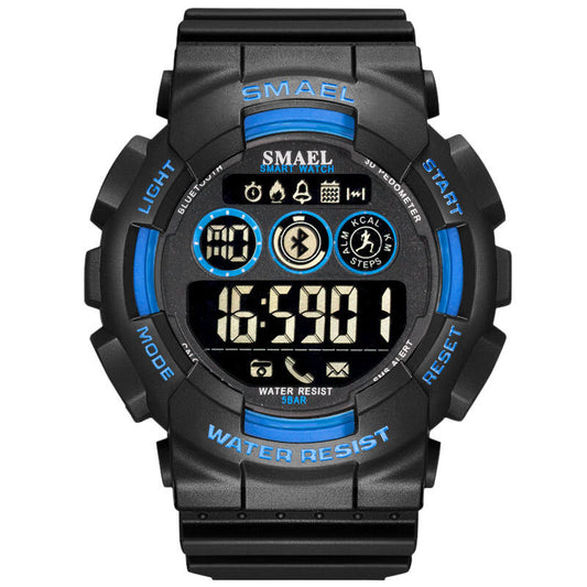 Reloj Deportivo Sumergible Japonés Multifunción con Correa de Caucho - Image 2