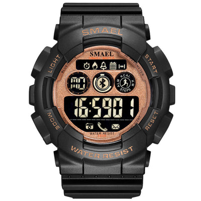 Reloj Deportivo Sumergible Japonés Multifunción con Correa de Caucho - Image 3