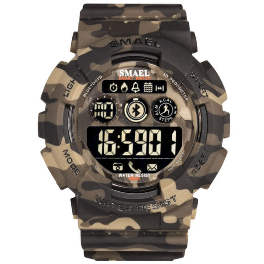 Reloj Deportivo Sumergible Japonés Multifunción con Correa de Caucho - Image 7