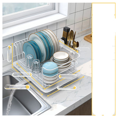 Escurridor de Platos Acero Inoxidable con Repisa de Cocina - Image 9