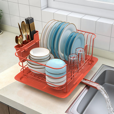 Escurridor de Platos Acero Inoxidable con Repisa de Cocina - Image 7
