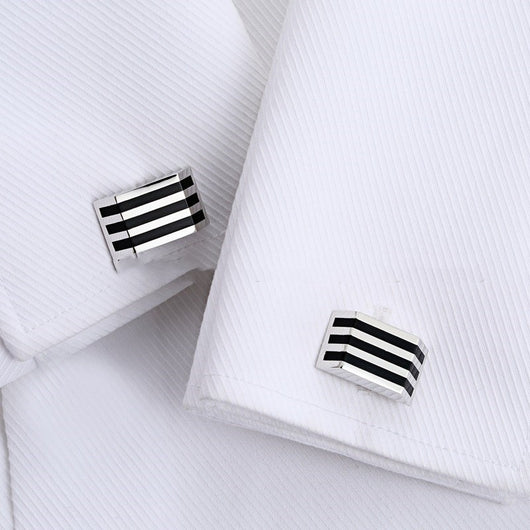 Gemelos de Ópalo Negro para Hombre - Elegancia Premium - Image 12