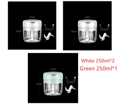 Procesador Eléctrico Mini para Alimentos y Ajo - Tritura, Pica y Mezcla - Image 6