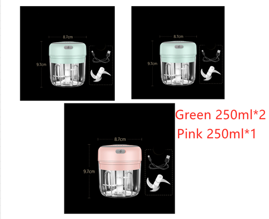 Procesador Eléctrico Mini para Alimentos y Ajo - Tritura, Pica y Mezcla - Image 3