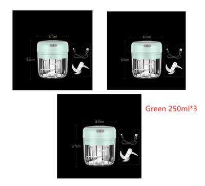 Procesador Eléctrico Mini para Alimentos y Ajo - Tritura, Pica y Mezcla - Image 7
