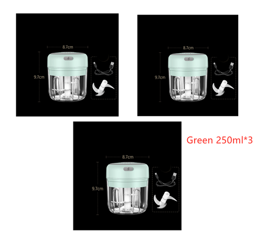 Procesador Eléctrico Mini para Alimentos y Ajo - Tritura, Pica y Mezcla - Image 7