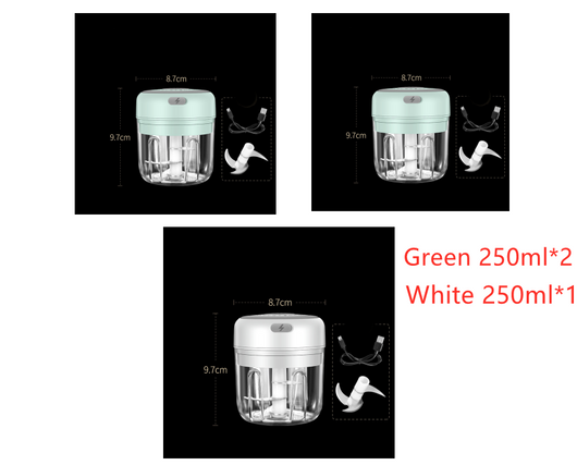 Procesador Eléctrico Mini para Alimentos y Ajo - Tritura, Pica y Mezcla - Image 8