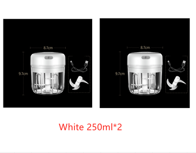 Procesador Eléctrico Mini para Alimentos y Ajo - Tritura, Pica y Mezcla - Image 14