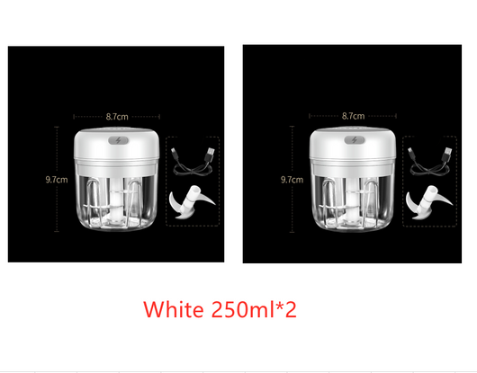 Procesador Eléctrico Mini para Alimentos y Ajo - Tritura, Pica y Mezcla - Image 14