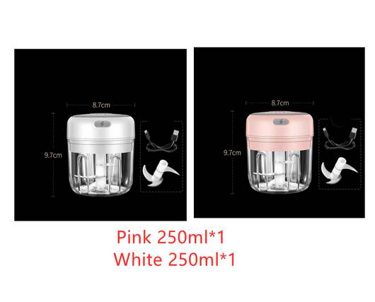 Procesador Eléctrico Mini para Alimentos y Ajo - Tritura, Pica y Mezcla - Image 11